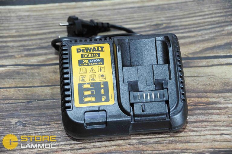 Đế sạc pin 10.8v/12vmax -18v/20vmax dewalt dcb115 - hàng chính hãng