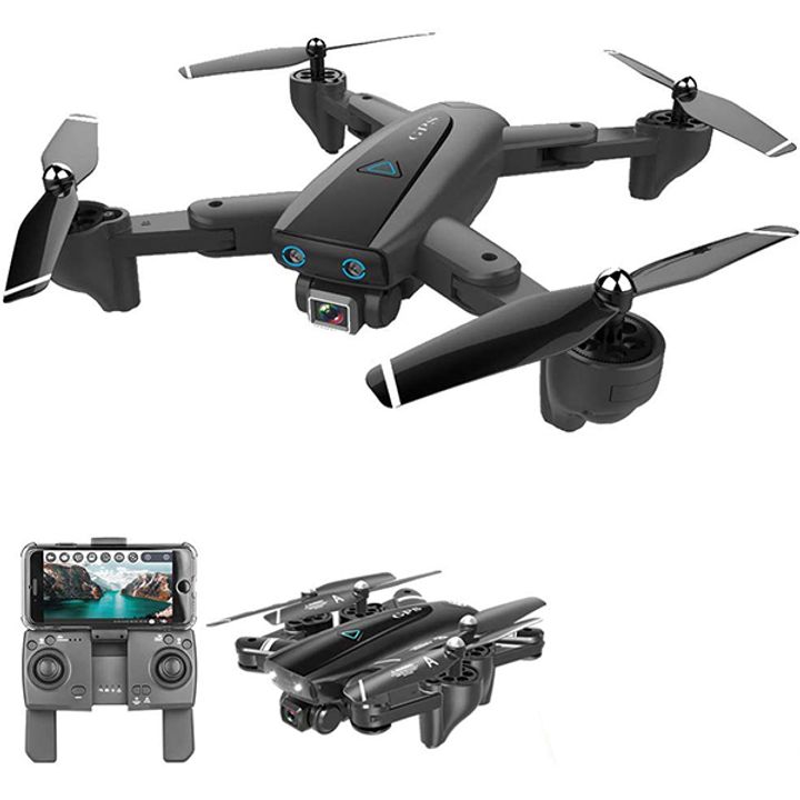 Flycam mini Camera CSJ S167GPS gấp gọn động cơ không chổi than