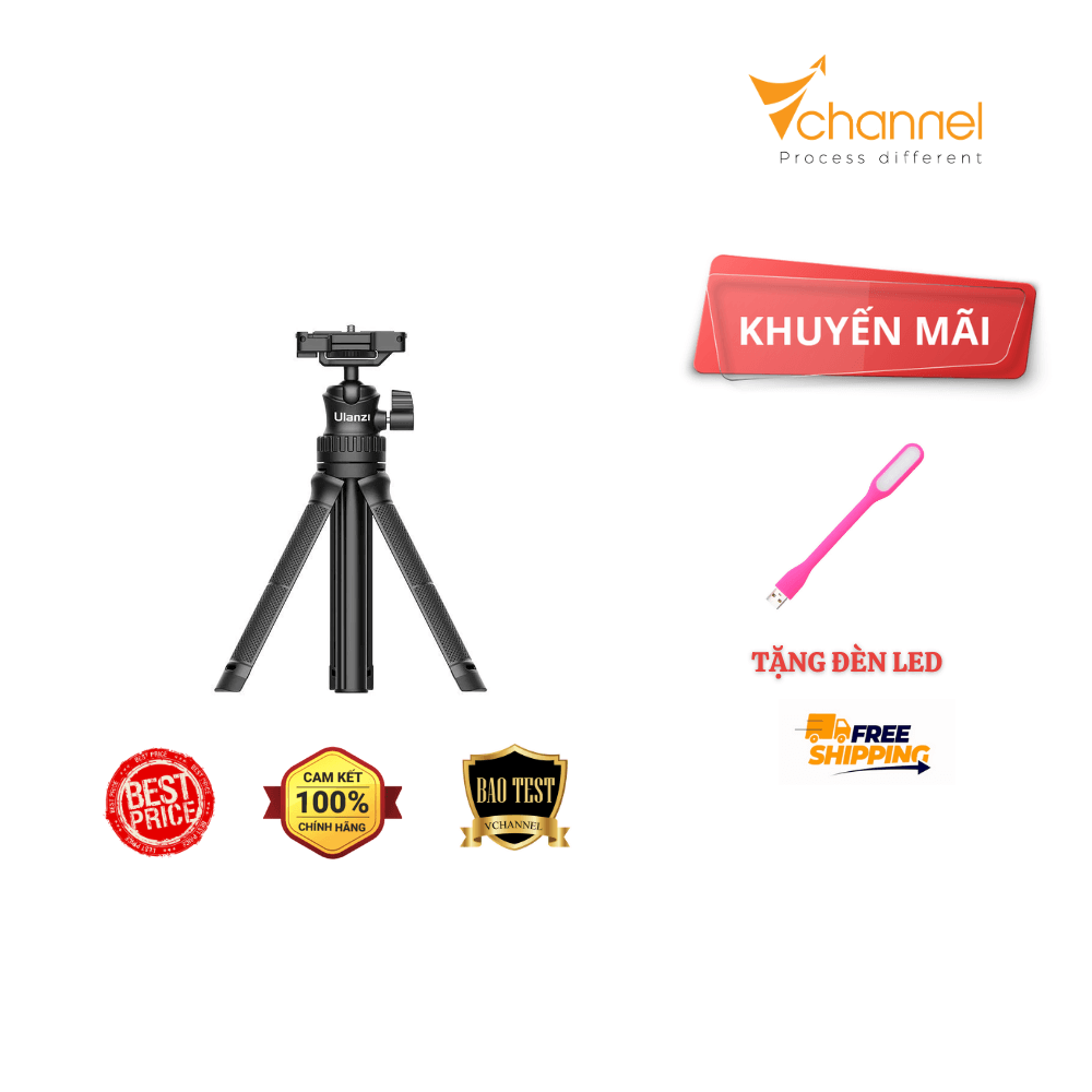 Chân tripod ulanzi mt-34 tích hợp gậy chụp hình đa năng