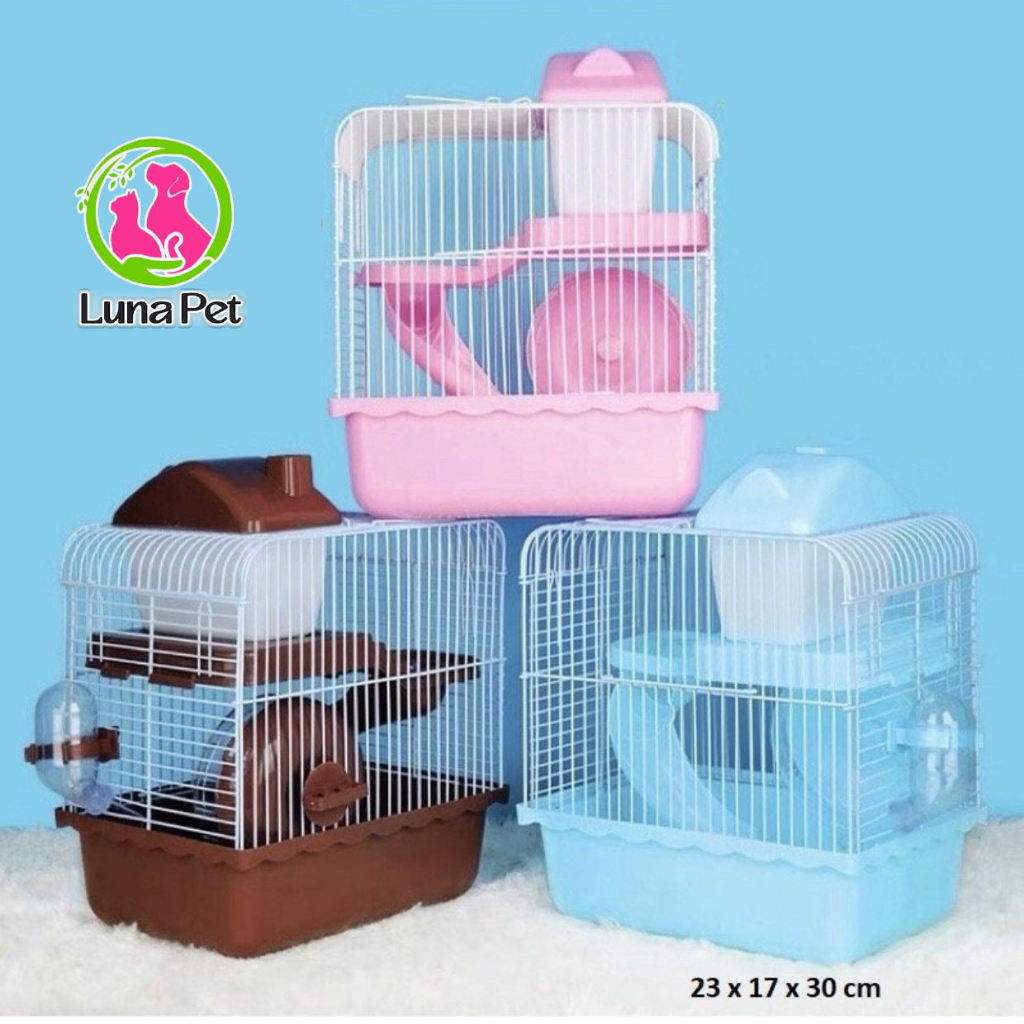 Lồng cho hamster đầy đủ phụ kiện Luna Pet LH02