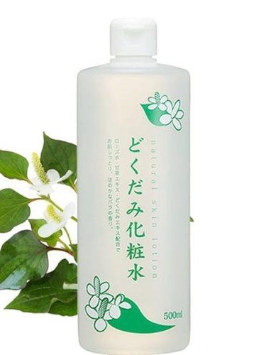 [HCM]Nước Hoa Hồng Rau Diếp Cá giảm Mụn Dokudami Lotion 500 ml