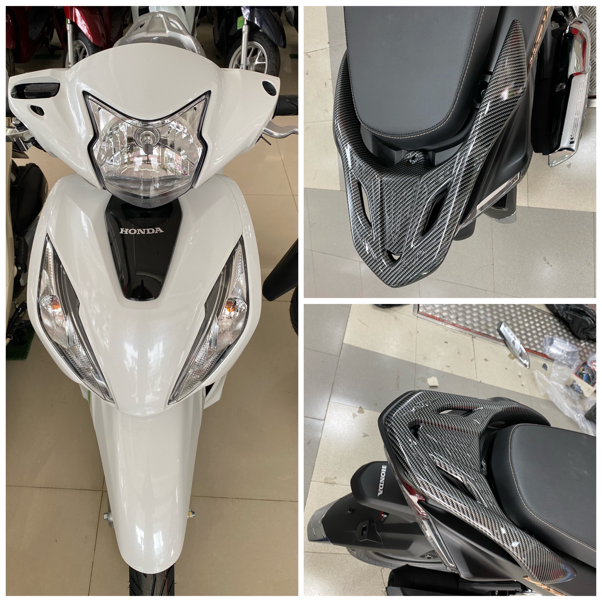 Ốp cảng,tay xách vision 2024-2021 cacbon