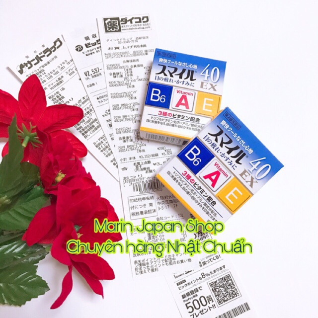 (Kèm bill,chuẩn store Nhật) Dung dịch mắt 40 EX nhật Bản - Xanh-Mát mắt - 15ml