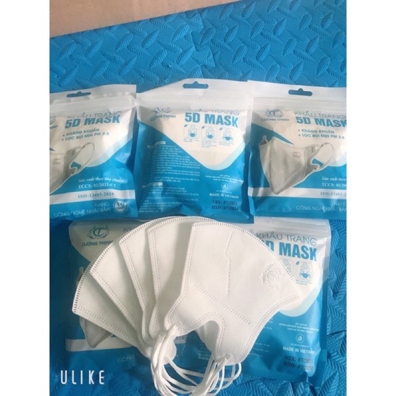 50 khẩu trang kháng khuẩn 5D mask