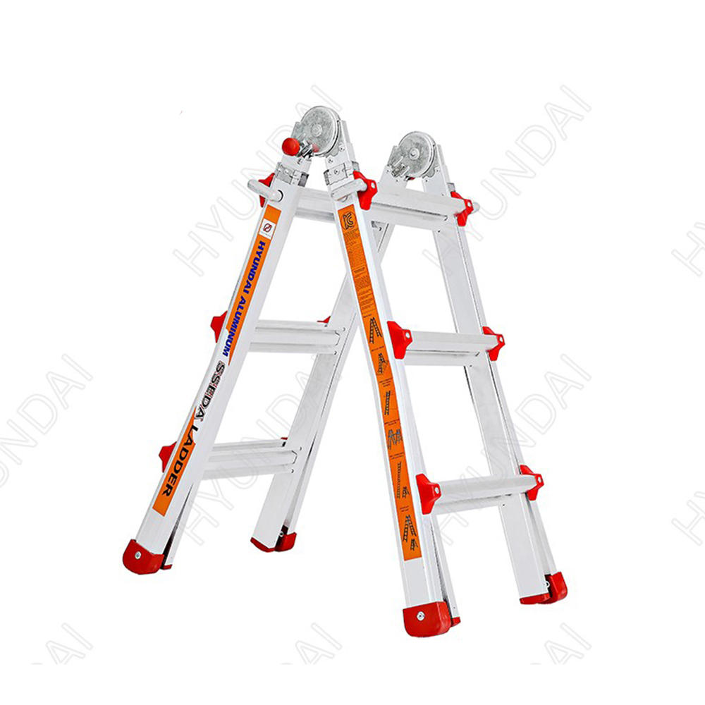 Thang nhôm rút đa năng hyundai ls-43 - công nghệ hàn quốc - mẫu thiết kế tiện dụng mới nhất