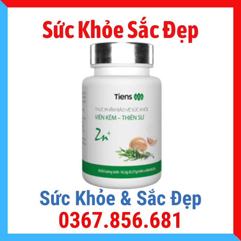 Viên kẽm tiens - kẽm thiên sư – 60 viên/lọ