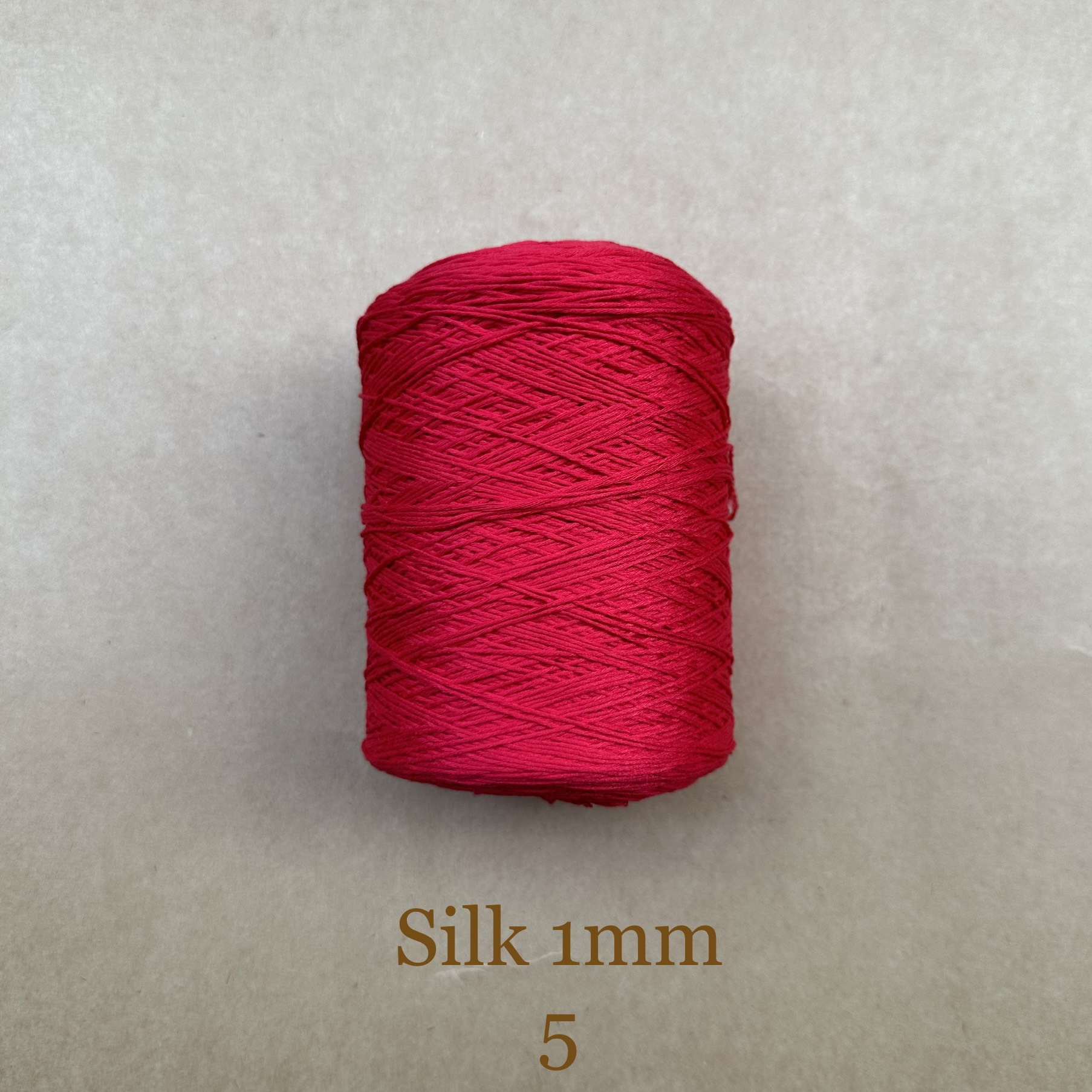 Cuộn sợi 100% silk 1mm, 300g màu trơn