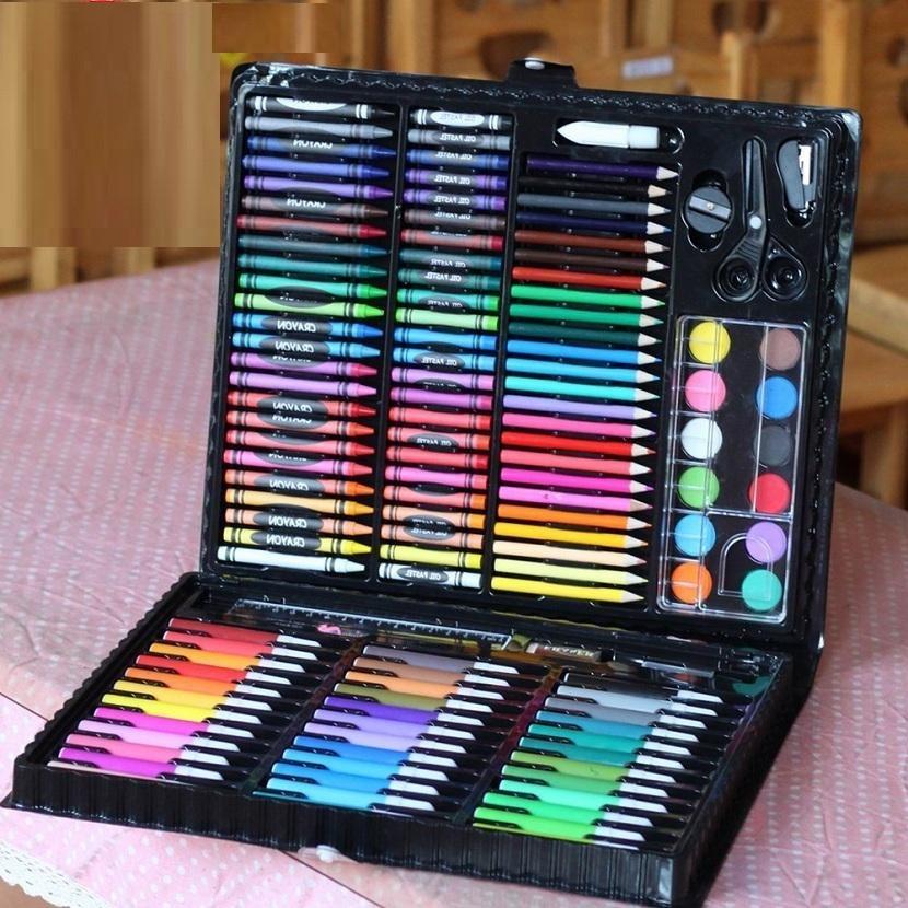 Bộ màu vẽ đa năng-Hộp bút màu 151 chi tiết cho bé yêu thỏa sức sáng tạo Vegabuy