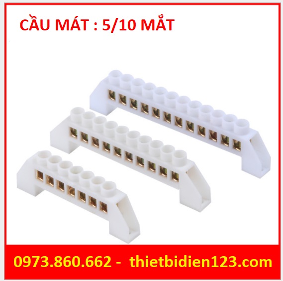 Cầu đấu bọc nhựa 5, 7,10 mắt