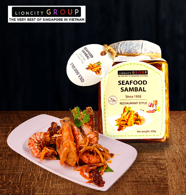 Sambal Hải sản/Seafood Sambal - 200gr - Lion City Group