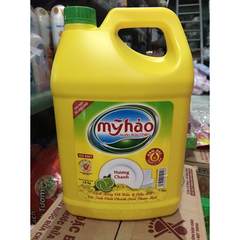 1 can nước rửa bát Mỹ Hảo 2l