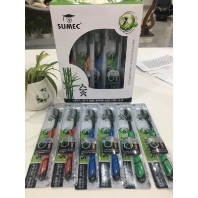 Combo 30 bàn trải răng than tre bossi 65434567