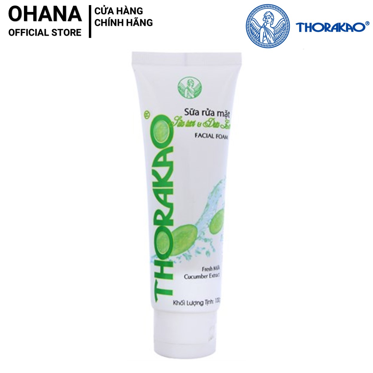 Sữa Rửa Mặt Sữa Tươi Dưa Leo Thorakao 100g