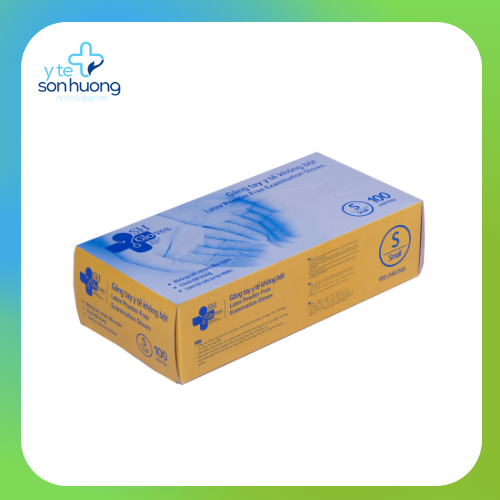 GĂNG TAY Y TẾ KHÔNG BỘT SHGLOVES 5.1GR Găng tay Thái Lan Màu Trắng Găng tay nấu ăn, phun xăm