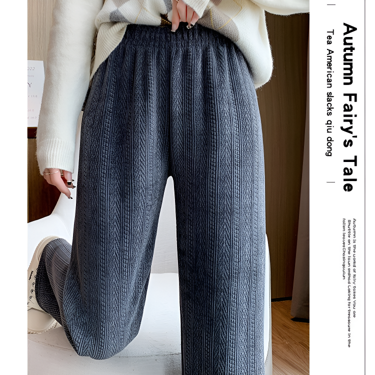 zaqu11 Highwaisted velvet pants for women