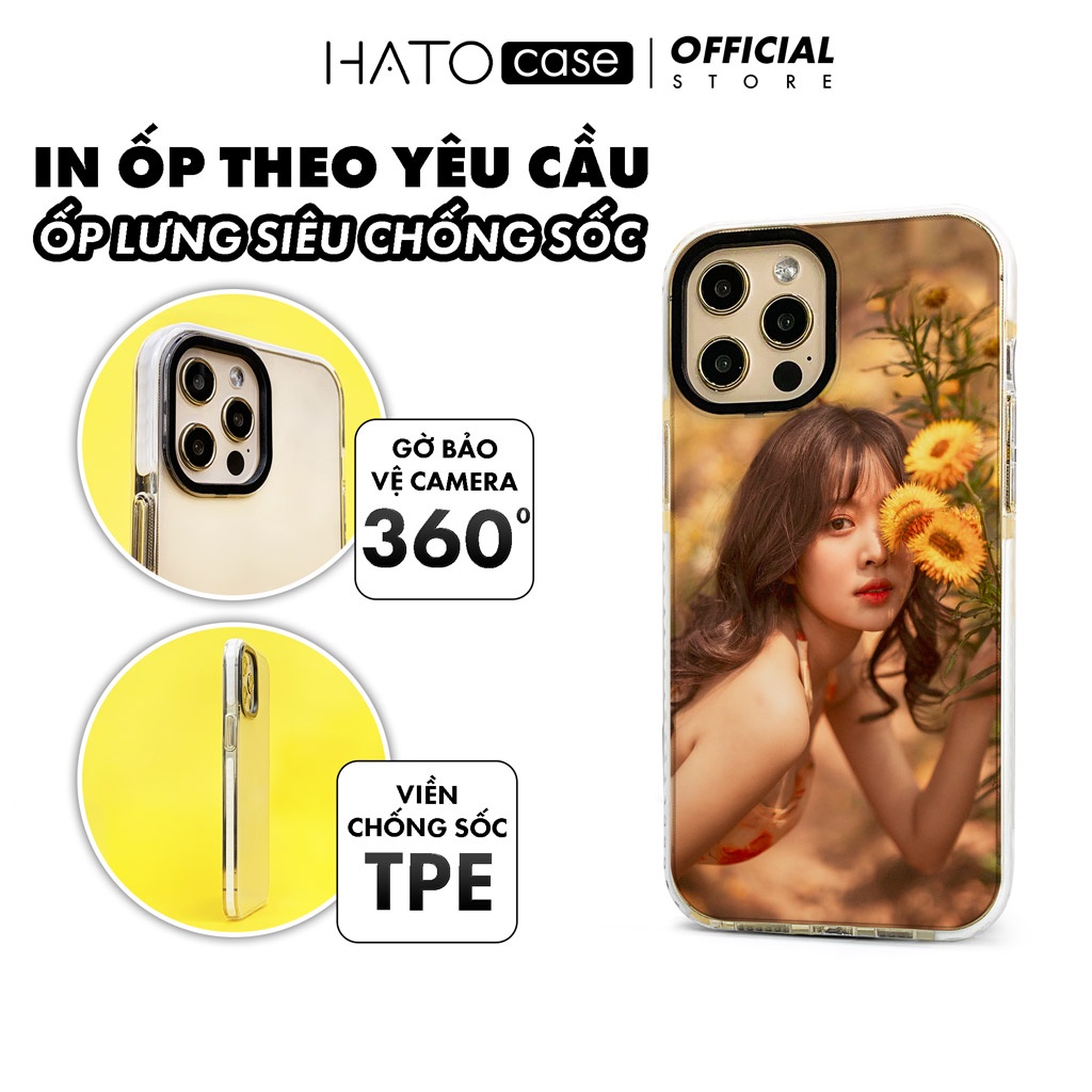 Ốp lưng in hình theo yêu cầu, đặt làm ốp kính tráng gương hato case