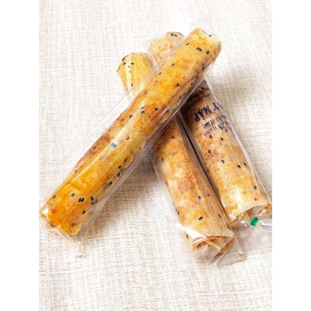 Combo 5 Bánh tráng cuộn mắm ruốc chà bông Anh Bảy Mập - bánh tráng mắm - đặc sản Phan Rang.