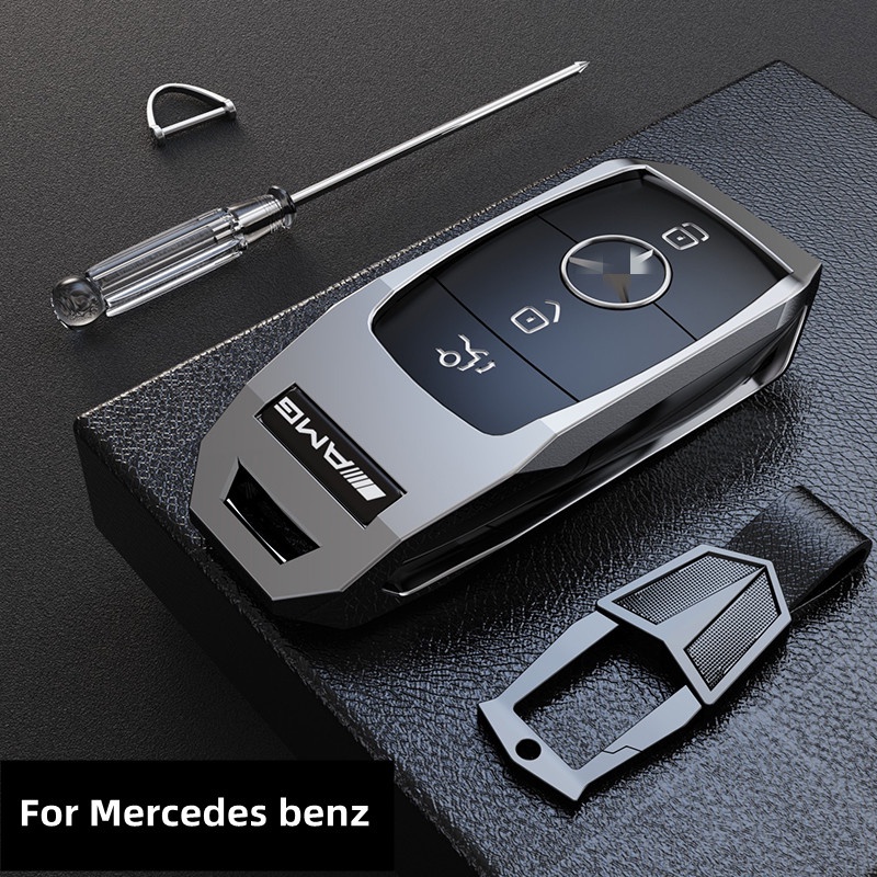 Ốp bảo vệ chìa khóa xe hơi mercedes-benz e-class c-class w205 w204 e300 c260 c200 e260 glc gla a200