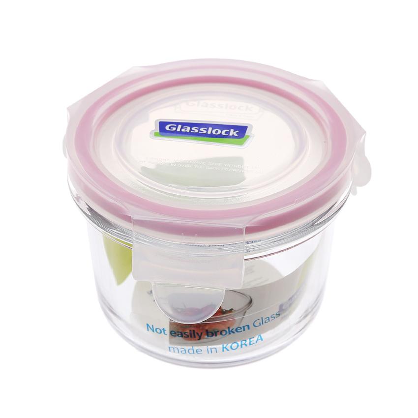 Hộp thủy tinh tròn glasslock mccb016 165ml hàn quốc - larva store
