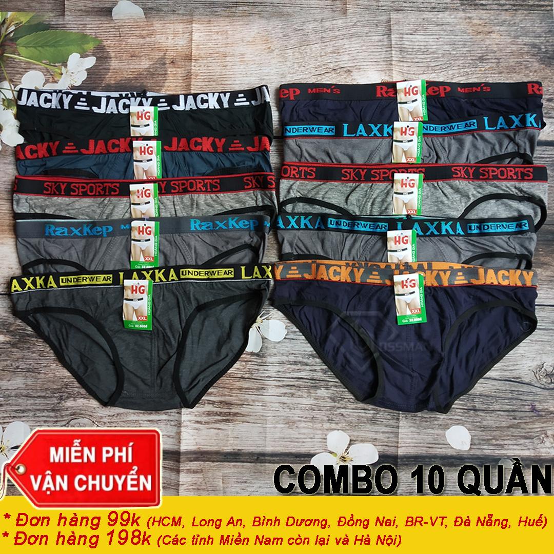 Combo 10 quần lót nam - quần sịp tam giác
