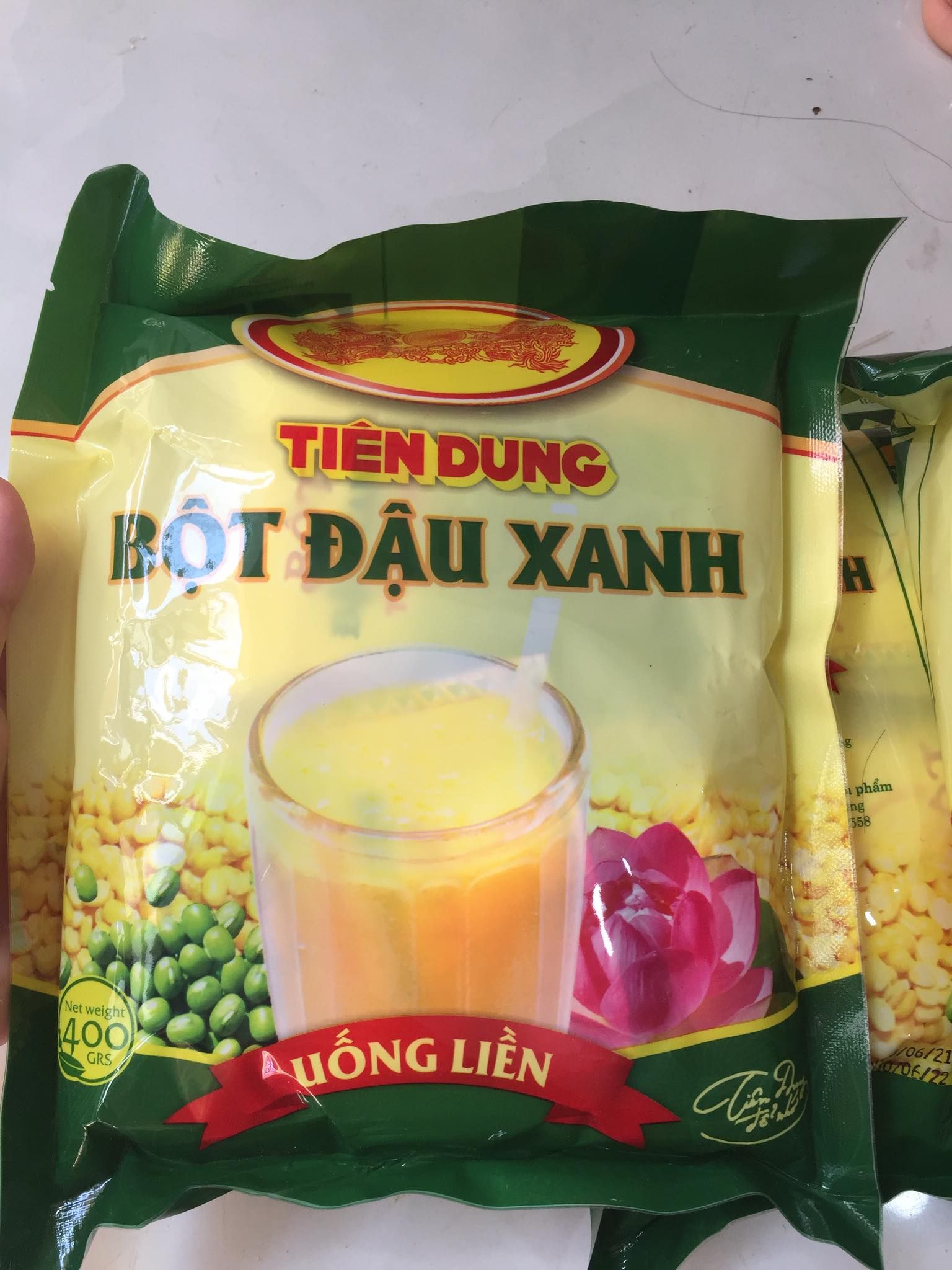 Bột đậu xanh uống liền Tiên Dung gói 400g- đặc sản Hải Dương