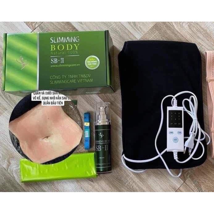 Bộ ủ nóng tan mỡ slimming body 2 sb ii bộ đai ủ nóng chính hãng