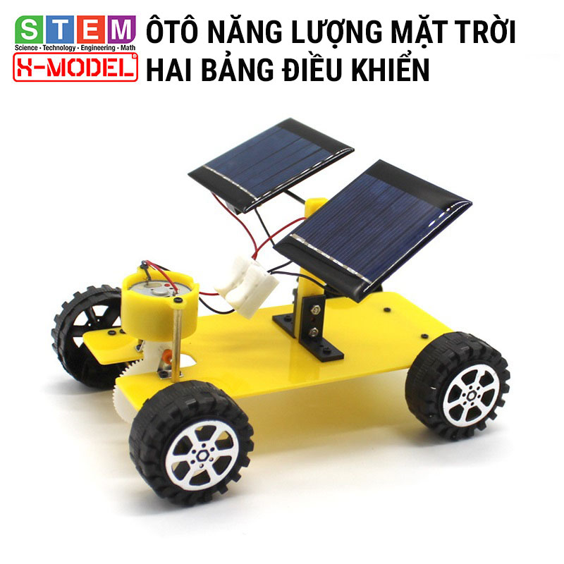 Đồ chơi sáng tạo STEM Xe 4 bánh năng lượng mặt trời X-MODEL ST26 cho bé, Đồ chơi trẻ em DIY [Giáo dục STEM, STEAM]