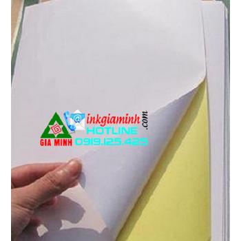Giấy decal in ảnh loại Giấy decal in đế vàng - Decal offset 100 tờ A3