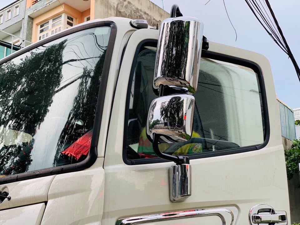 Ốp gương cho xe tải Hino và Isuzu nhựa ABS mạ crom sáng bóng