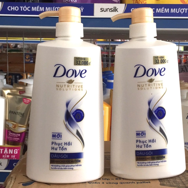Dầu Gội-Xả Dove 650g/630g Mới