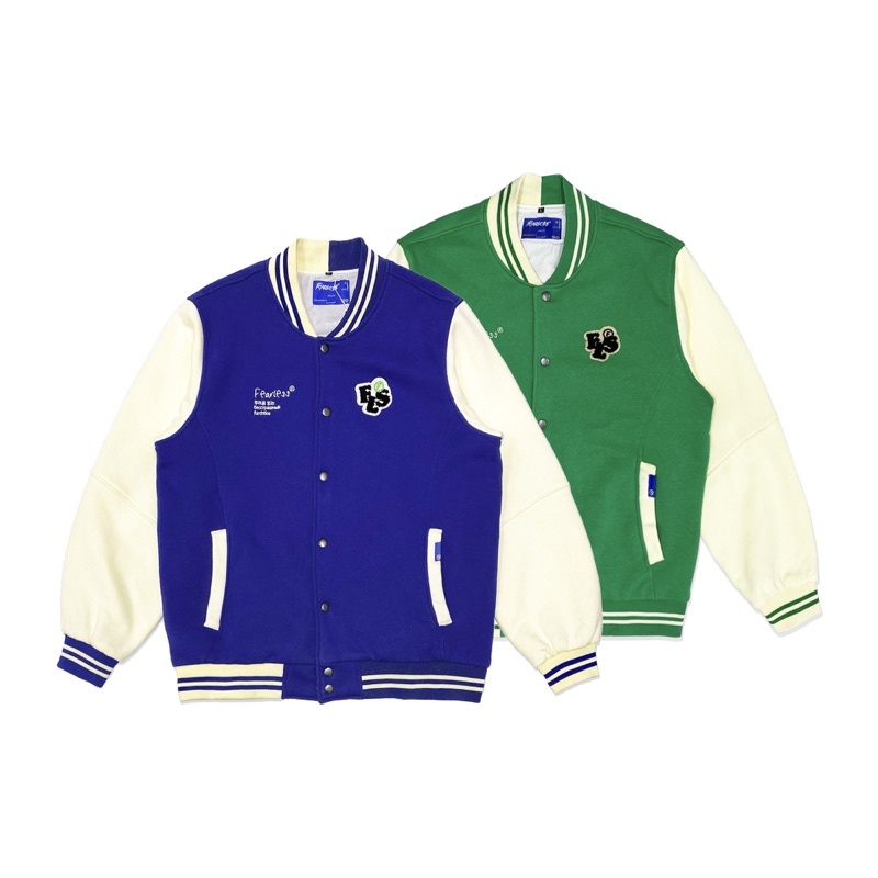 Áo khoác varsity jacket fearless fls