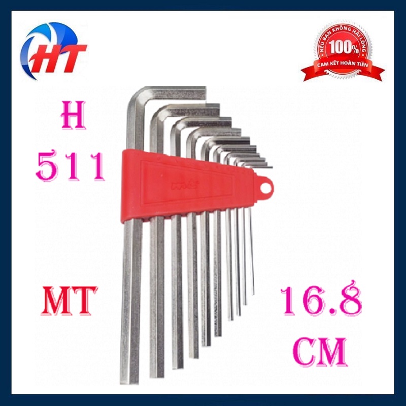Bộ dụng cụ lục giác 10 món h511