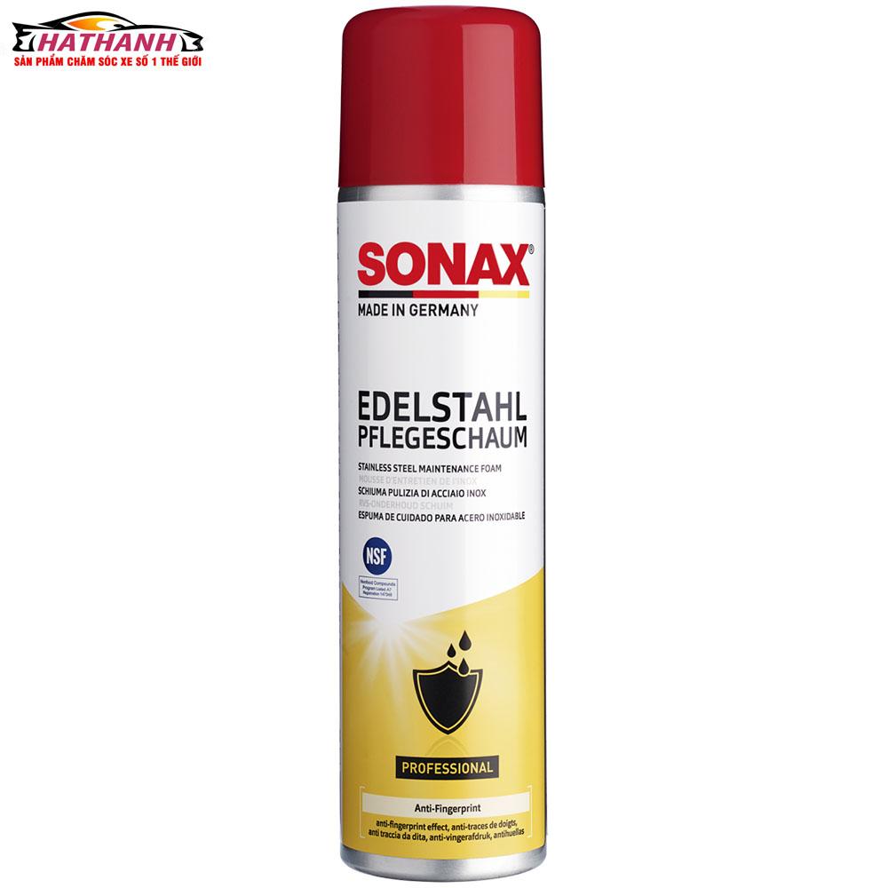 Làm Sạch Sáng Bề Mặt Kim Loại Sonax Stainless Steel Maintenance 400ml