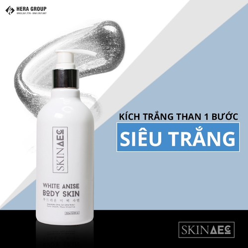 SỮA TẮM Ủ KÍCH TRẮNG SKIN AEC