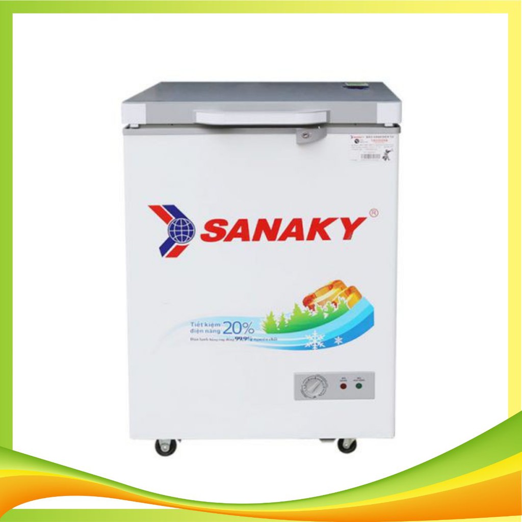 [Trả góp 0%]Tủ đông Sanaky 100 lít VH-1599HYK