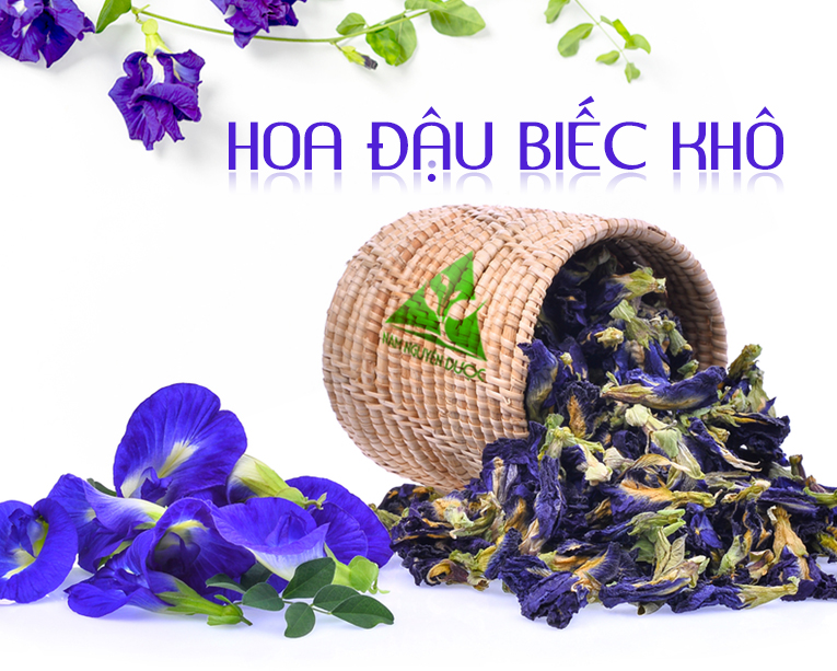 Hoa đậu biếc khô- trà ngủ ngon, tạo màu tự nhiên