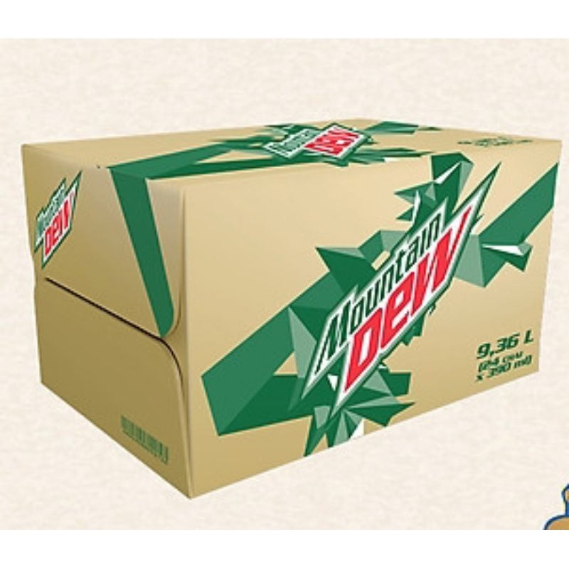 Thùng 24 chai mountain dew 390ml
