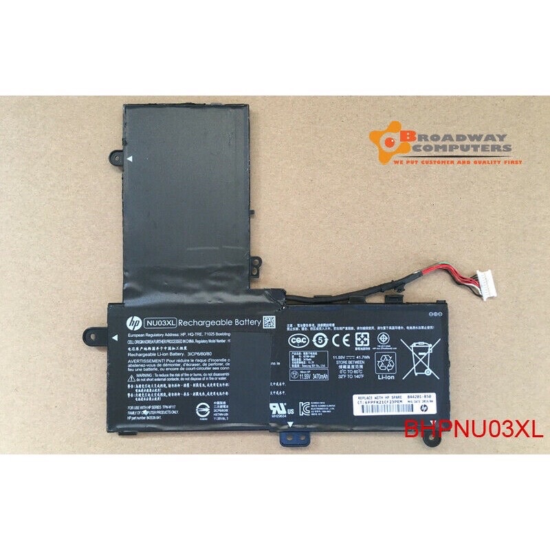 Pin Laptop HP Pavilion X360 11-AB 11-AB009LA NU03XL Battery Original - Bảo Hành 6 Tháng
