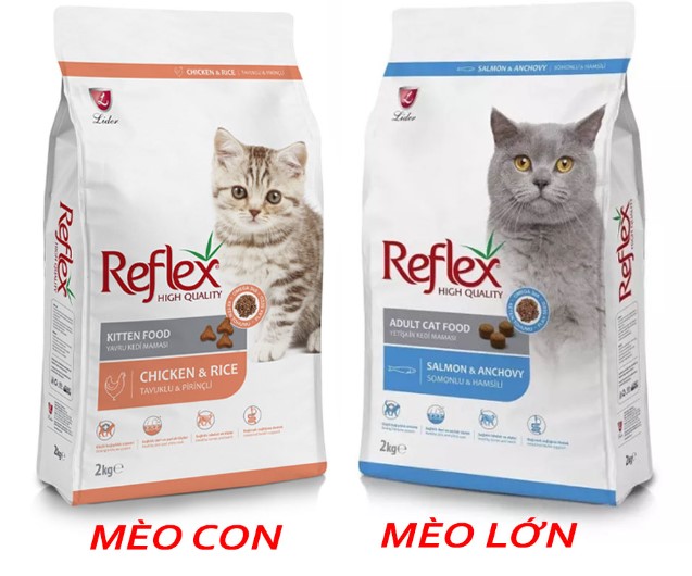 Túi 2kg Hạt Reflex Cho Mèo Mọi Lứa Tuổi, Mèo Trưởng Thành
