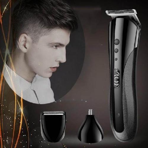 Rẻ Vô định] Tông đơ cắt tóc Kemei KM-1407 đa năng 3 trong 1 - tông đơ cắt tóc người lớn - tông đơ cắt tóc cho trẻ nhỏ - Máy cạo râu đa năng làm từ Lưỡi thép cacbon cao cấp