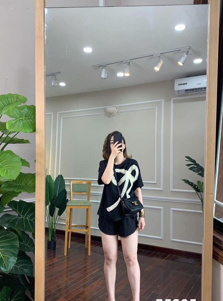 Set đùi thời trang phối nơ siêu xinh