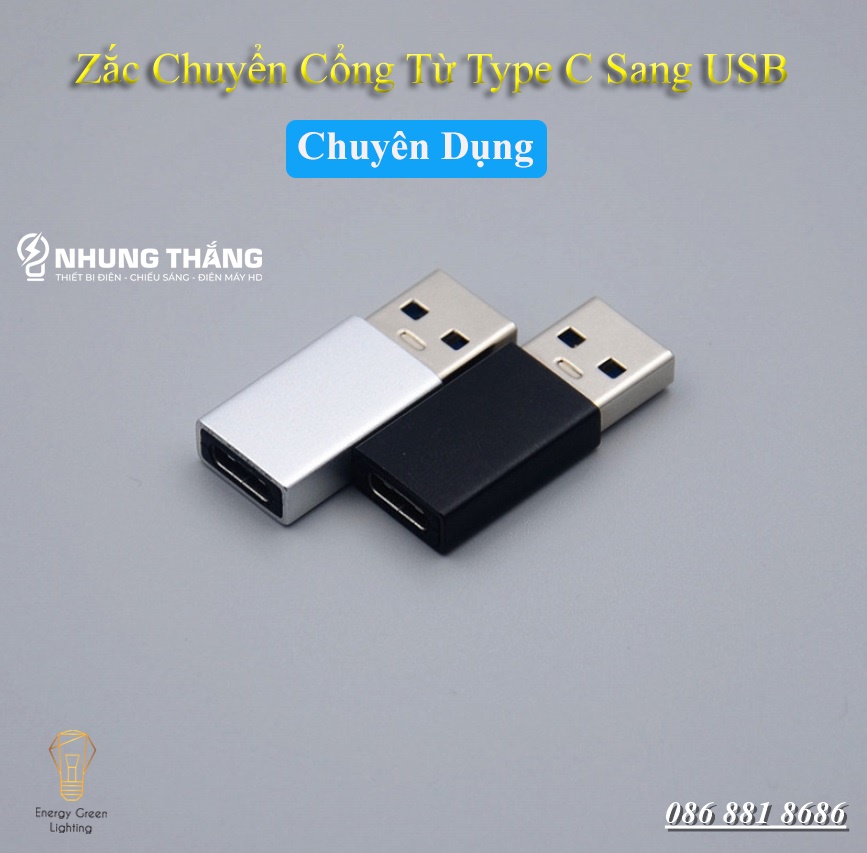 Đầu Chuyển Đổi Từ Cổng Type C - Sang USB 3.0 Chuyên Dụng