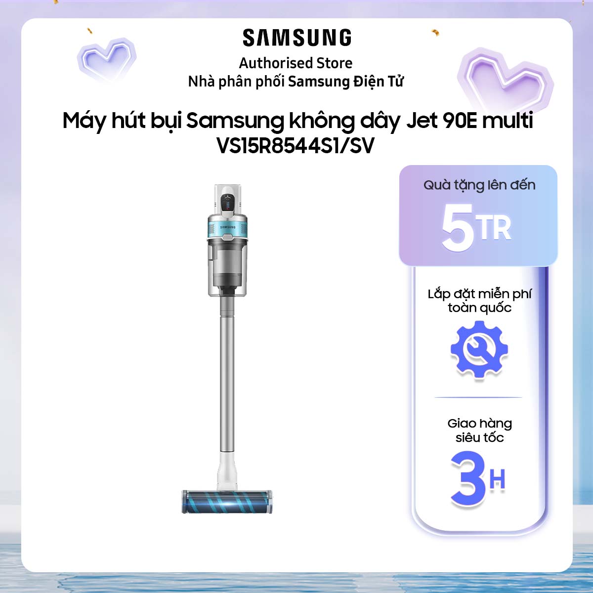 Vs15r8544s1 - máy hút bụi samsung không dây jet 90e multi vs15r8544s1/sv