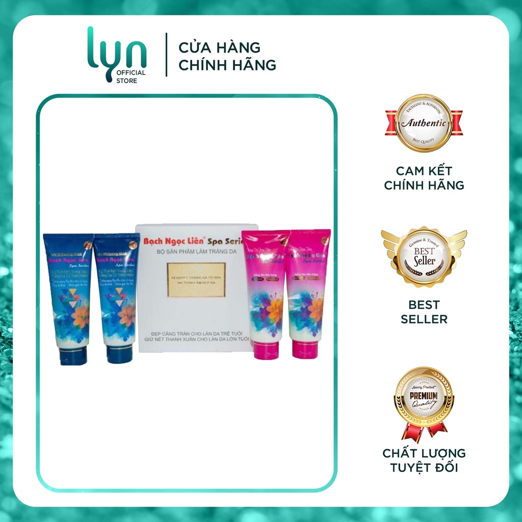 Tắm trắng body Bạch Ngọc Liên Series Spa tặng kem dưỡng