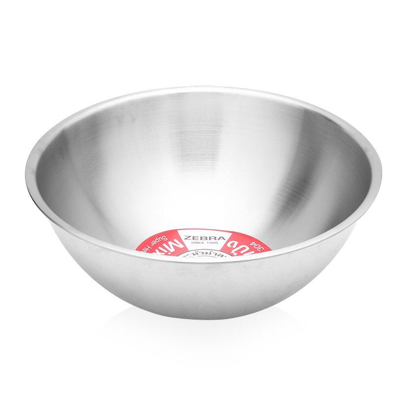Thau trộn inox zebra thái lan 33cm-135033. nhập khẩu thái lan, inox 304 cao cấp siêu bền, tuyệt đối an toàn cho sức khỏe