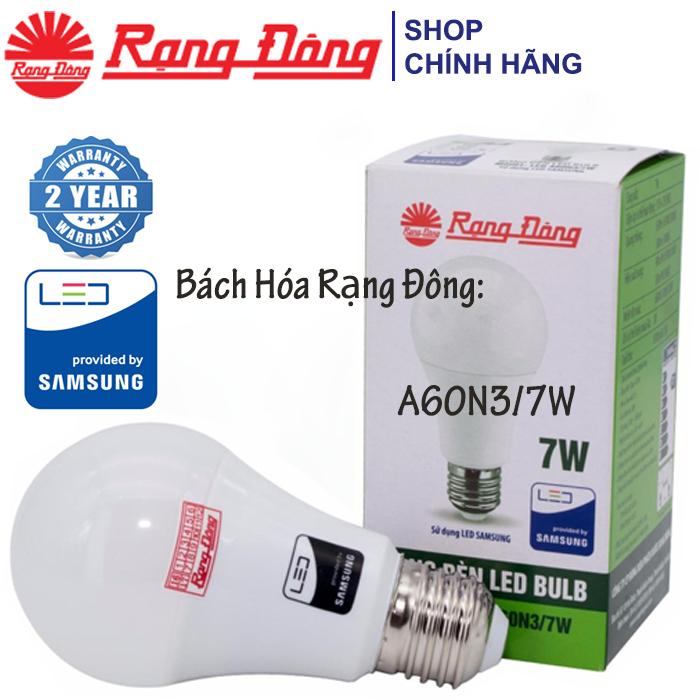 Bóng đèn led bulb 7w rạng đông - samsung chipled