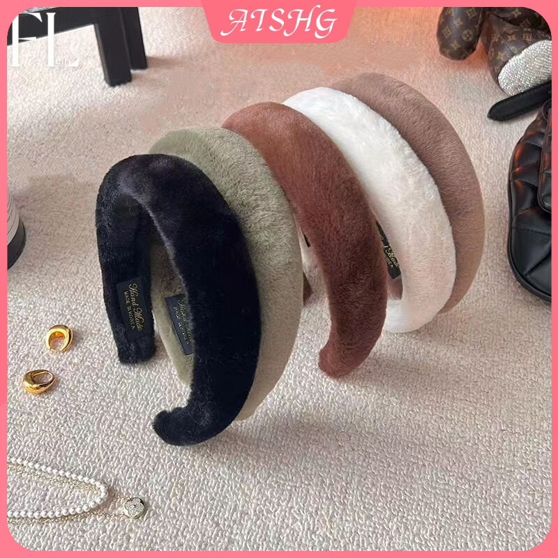 AISHGBăng Đô Vải Thô Thời Trang Hàn Quốc Băng Đô Trang Điểm Rửa Mặt Cho Nữ