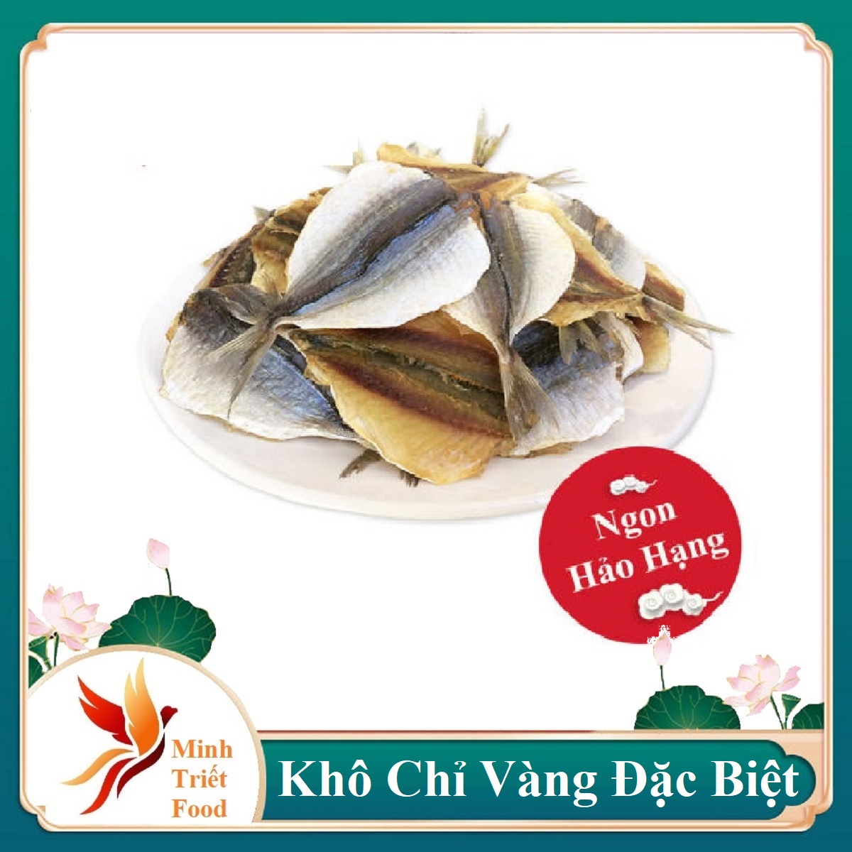 1 KG KHÔ CÁ CHỈ VÀNG Thịt cá dày, săn chắc, ít gia vị, mùi thơm