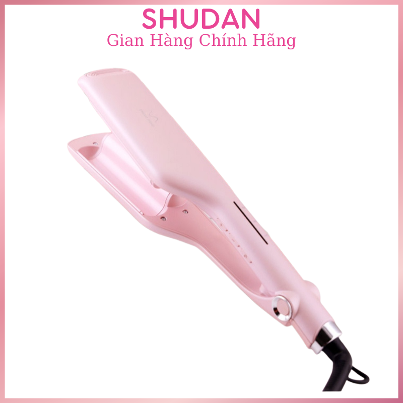 Máy bấm tóc gợn sóng máy làm tóc xoăn máy duỗi tóc mini máy dập xù hàng uốn bấm duỗi 2 in 1 SHUDAN