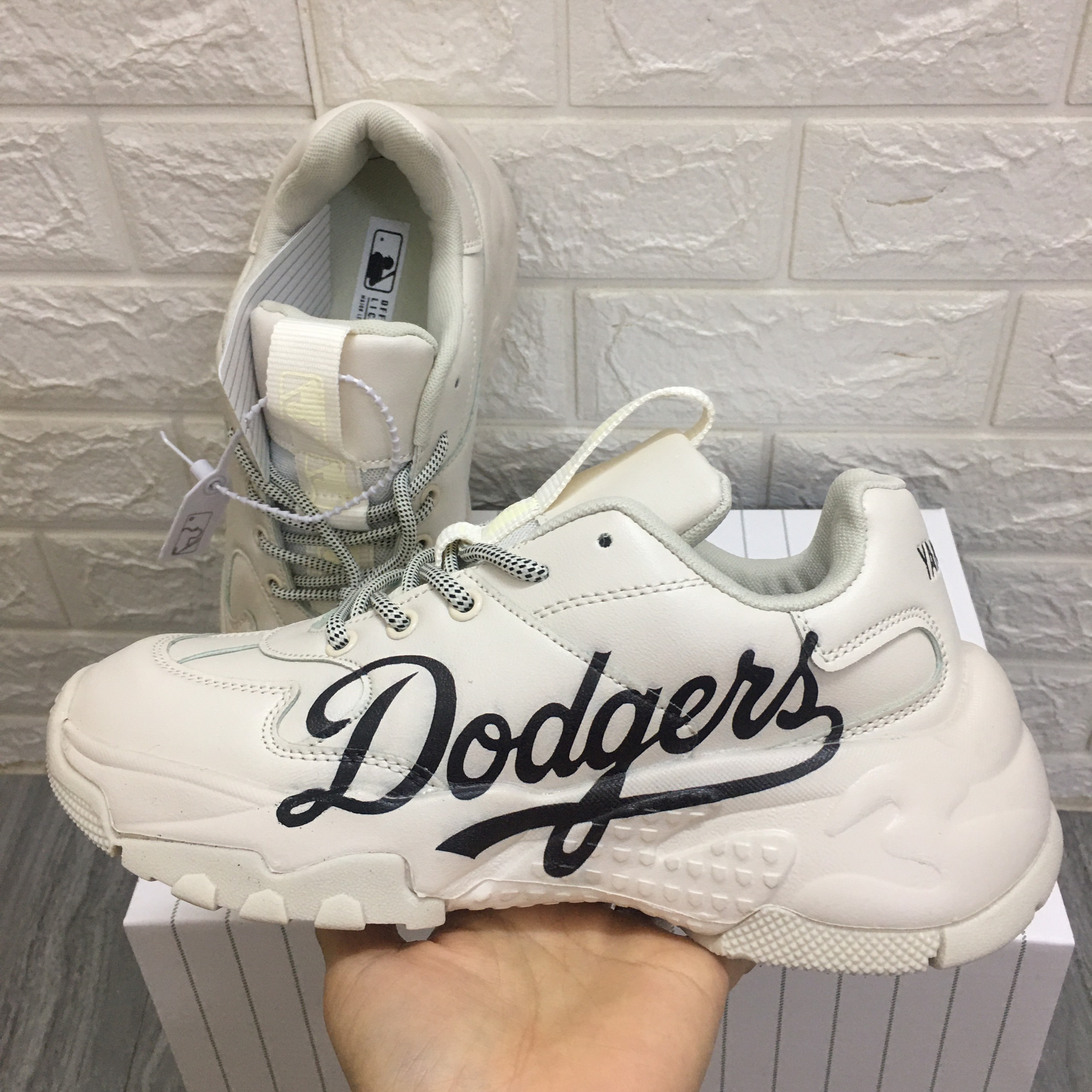 [FULLBOX+TẶNG TẤT] Giày thể thao nam nữ MLB chuột MICKEY Vàng